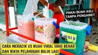 DIAJARI LANGSUNG DARI AHLINYA CARA MEMBUAT ES BUAH VIRAL KEKINIAN KEUNTUNGAN BEESIH 15 JJUTA/BLN!!