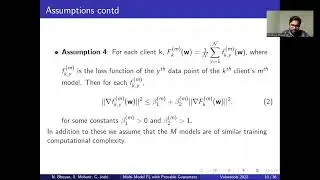 Multi-Model Federated Learning with Provable Guarantees
