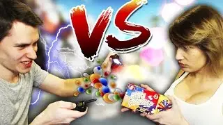 ВЕСЕЛАЯ БИТВА ЗА СКИНЫ!! ШОКЕР + ВОНЮЧИЕ КОНФЕТЫ