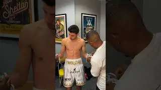 The energy before my fight🥊🕺Backstage vibes. All fighters can relate. #boxing #fighter