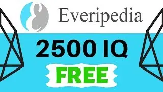 2500 IQ (Everipedia) Tokens FREE