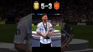 Argentina 🇦🇷 vs Spain 🇪🇸 🥶🔥 | Imaginary Finalissima 2025 Match #shorts #football #youtube