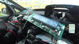 Приус 20 потухла панель