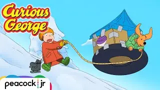 George's Downhill Dog House! | CURIOUS GEORGE