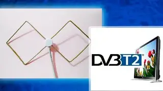 Antenna DVB-T2 - How to make - Antenna DVBT2 digital TV / DIY TV Antenna TDT