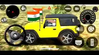 Dollar (song) New yellow Mahindra Thar 👿 || village offroading 💥 || (Android gameplay) || 