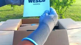 Распаковка циркулярки Wesco WN3456