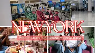 VLOG IN NYC, SURPRISING MY MOM FOR HER B-DAY, GIFTING HER COACH & FAMILY PHOTOSHOOT | RUTH NANDA