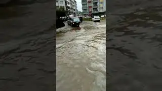Çine sağanak yağış