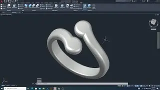 Round and Open Edge Ring in AutoCAD
