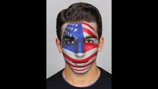 How to paint Graphics onto face.Photoshop Tutorial:FACE PAINT