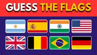 🏁Guess the Flag Quiz 🏁| 40 Random Flags | Quiz | Brainiac Quizzer