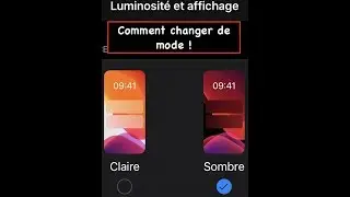 Clear Mode / Dark Mode on Iphone and iPad