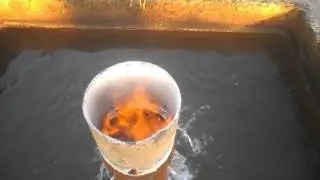 минералка горит