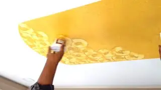 Asian paints & mettalic paint sealing p o p design