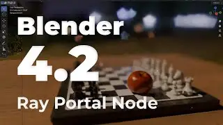 Ray Portal Node BSDF Demo on Blender 4.2 Alpha