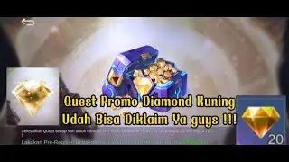 Quest Promo Diamond Kuning Mobile Legends Bangbang