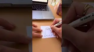 The easiest ghost drawing  
