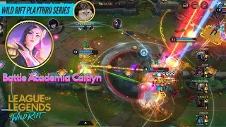 Wild Rift Ranked Gameplay | Battle Academia Caitlyn