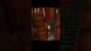 Quake II RTX with metrics on Linux, WINE, Radeon 6600 XT, Ryzen 5600g. Gaming on Linux. #shorts
