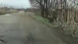 В Минводах на улице Евдокимовской дорога полностью разбита