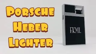 PORSCHE Design Heber Flat Torch Flame P3632 Porsche Lighter UNBOXING