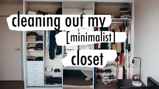 cleaning out my [minimalist] closet | minimalism closet cleanout