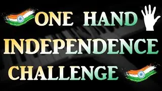 ♫ Who Needs Both Hands? || 🎹 Independence Day Piano Challenge