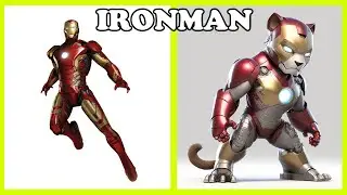 DC & Marvel characters into Talking Tom