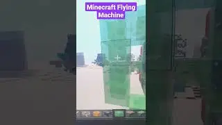 Minecraft Flying Machine #gameplay #build #minecraft #new #command