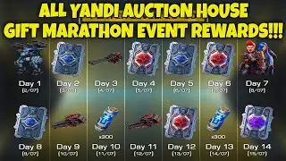 🎁 ALL YAN-DI AUCTION HOUSE GIFT MARATHON REWARDS In War Robots 10.2! 🔥