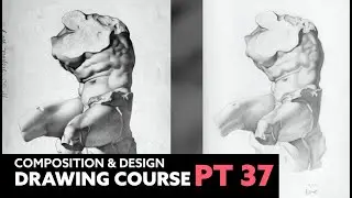 Composition and Design Drawing Course - Occlusion Shadow and Edges (Part 37)