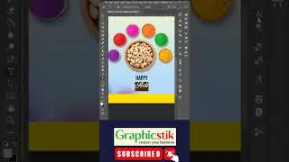 VIRAL with HOLI Poster Design || Holi Festival Social Media Post Design #graphicdesign #posterdesign