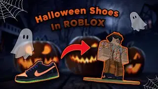I Made Halloween Shoes In Roblox (Secret Giveaway?)