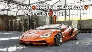 UE4 - Lamborghini Centenario Car Customizer