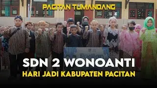 Hari Jadi Kabupaten Pacitan.Pelaksanaan Upacara di SDN 2 Wonoanti