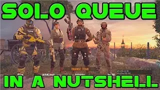Ranked Solo Queue In a Nutshell | Rainbow six siege ranked