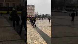 Гололед в Киеве 14 декабря. Видео 