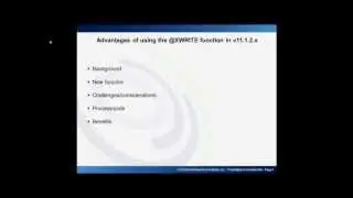 Advantages of Using the @XWRITE Function in Oracle Hyperion Planning and Essbase v11.1.2.x