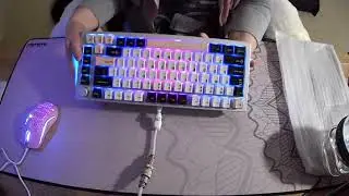 Glorious Gmmk Pro White Ice First look- Twitch VOD