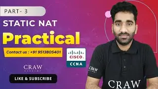 Static NAT Configuration | NAT Configuration  in Cisco Packet Tracer | CCNA 200-301 | Part - 3