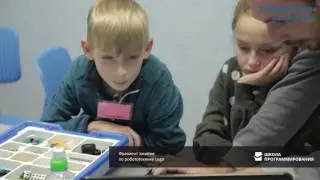Фрагмент занятия по робототехнике Lego