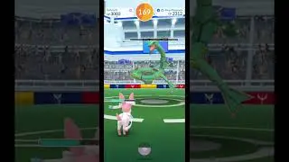 Got Lucky Shiny Rayquaza #shinypokemon #pokemongo #shiny #pogo #android #game