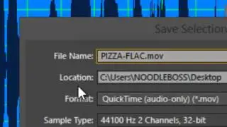 Convert MOV QuickTime Audio to FLAC Using Adobe Audition CS6
