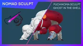 Fuchikoma Sculpt, Ghost In The Shell, Nomad Sculpt