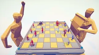 PIRATE FACTION vs ANCIENT FACTION - Chess Board ♟️ | Totally Accurate Battle Simulator TABS