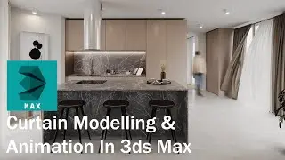 How to model and animate a curtain in 3ds max
