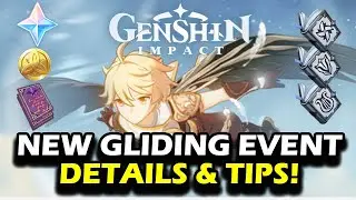 NEW GENSHIN IMPACT GLIDING EVENT! - New Flying Technique, Primogems Reward & More!