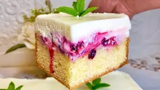 ВЫ БУДЕТЕ В ВОСТОРГЕ! ✰ НЕРЕАЛЬНО ВКУСНЫЙ ПИРОГ С ЯГОДАМИ И СМЕТАННОЙ ЗАЛИВКОЙ ✰ БЫСТРО И ПРОСТО!