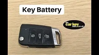 Key Battery VW Seat Skoda HOW TO change